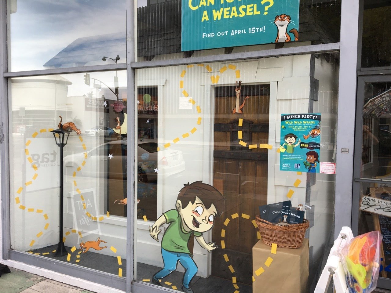 Miracle Mile Toys WILD WILD WEASEL window display 1