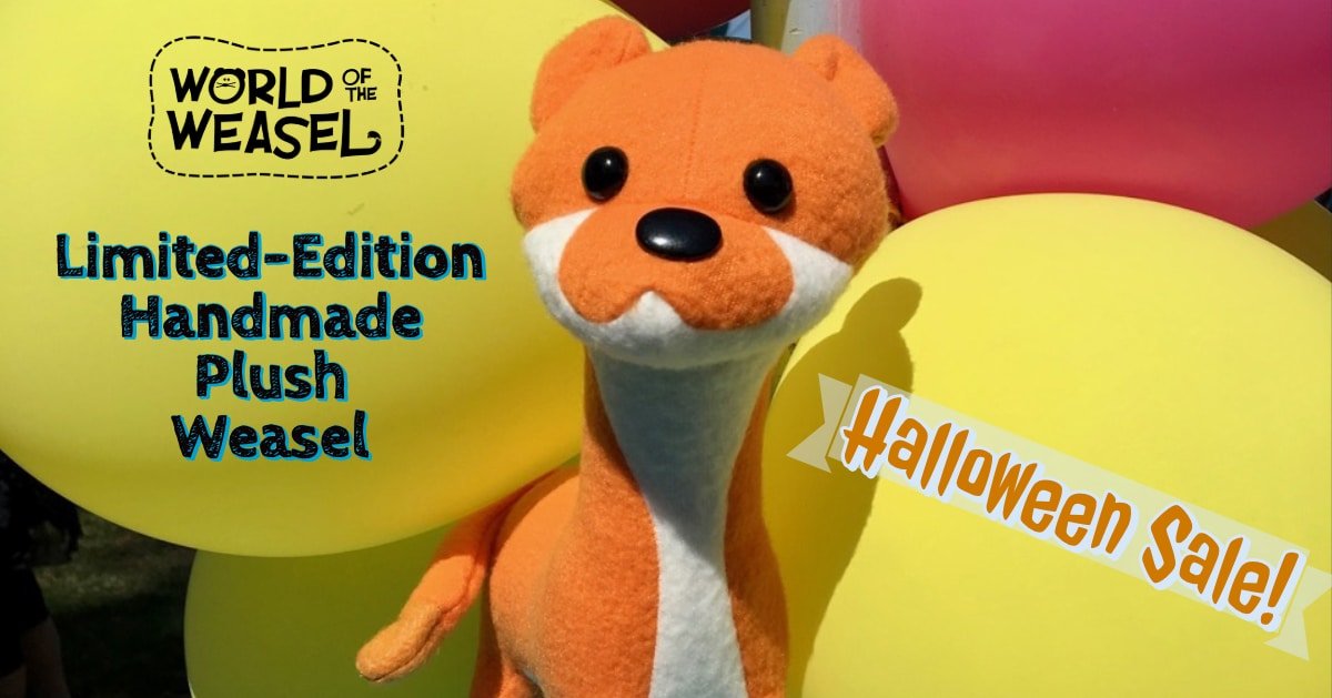 Plush weasel 25 dollar sale